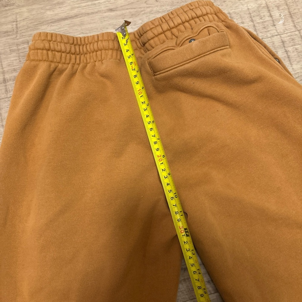 Champion X Timberland Joggers Size Small Brown  Big Logos Spellout MENS - Picture 13 of 13